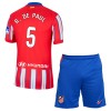 Dječji - Dres + Kratke Hlače Atlético Madrid R. De Paul 5 Domaći 24/25